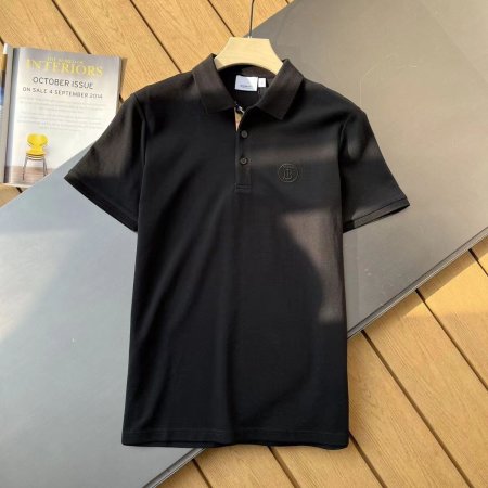 BURBERRY Black Polo Shirt